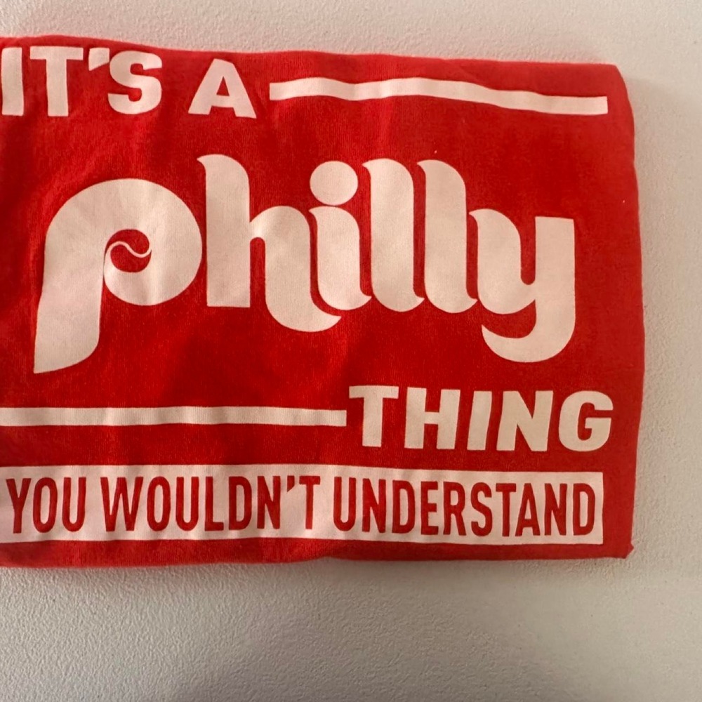 Red T-shirt size L "It's a Philly Thing"